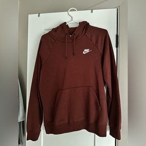 Maroon nike hoodie worn twice